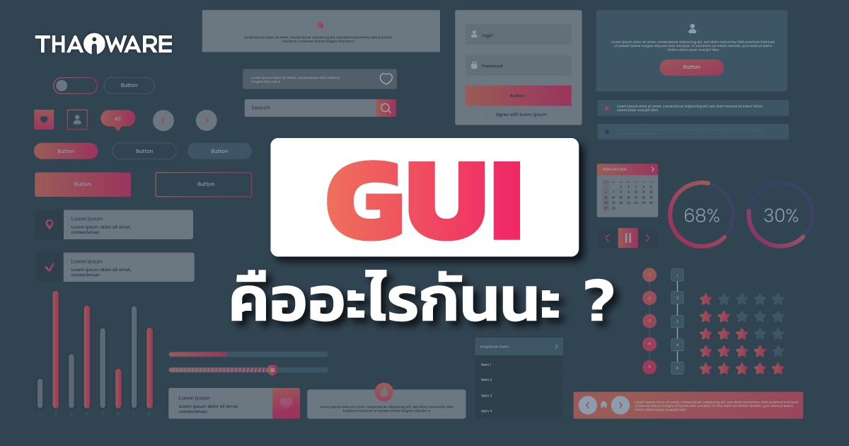 GUI คืออะไร ? หรือ Graphical User Interface คืออะไร ? พร้อมประวัติความเป็นมา