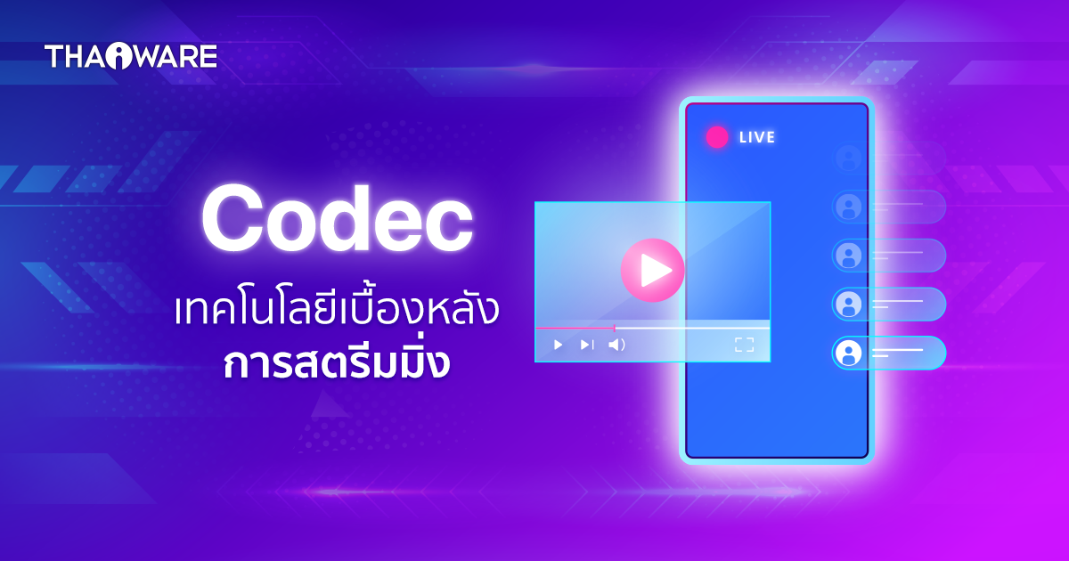 Codec คืออะไร ? ทำงานอย่างไร ? และ Codec มีกี่ประเภท ?